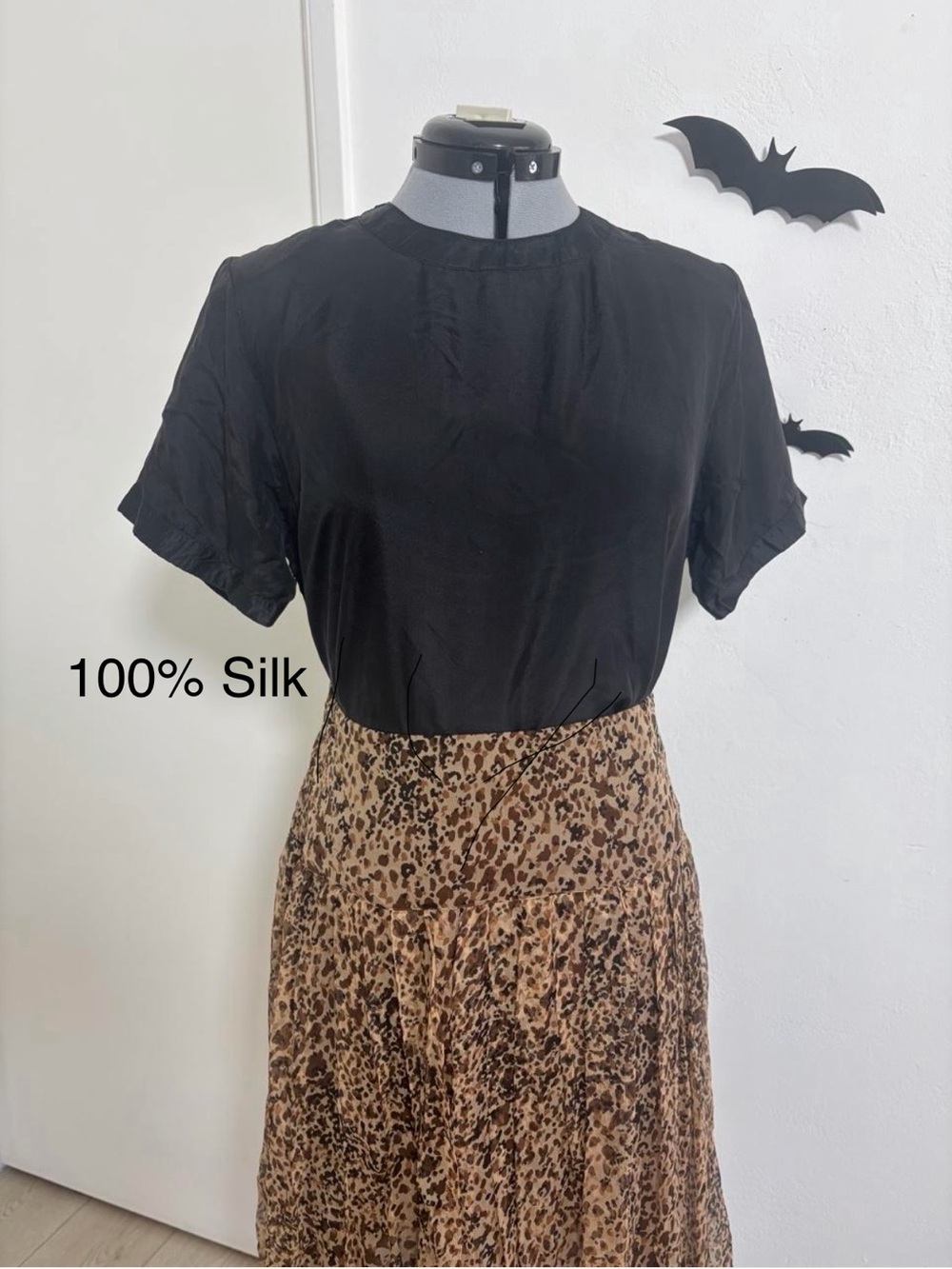 Classic Black Silk Top by CXT Classics